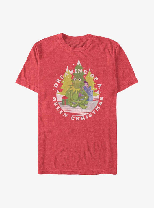 Disney The Muppets Dreaming Of Green Christmas T-Shirt T-Shirt | Viral Style | Great Gift Idea