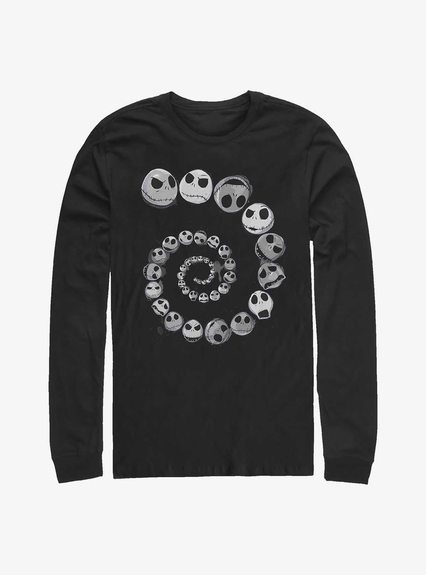 Disney The Nightmare Before Christmas Jack Emotions Spiral Long-Sleeve T-Shirt T-Shirt | Best-Selling Artwork | Great Gift Idea