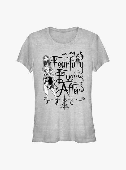 Disney The Nightmare Before Christmas Sally Fearfully Ever After Girls T-Shirt T-Shirt | Aesthetic Graphic | High Demand Item