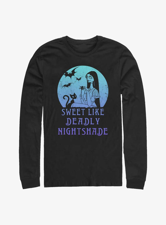 Disney The Nightmare Before Christmas Sally Sweet Like Deadly Nightshade Long-Sleeve T-Shirt T-Shirt | Aesthetic Graphic | Great Gift Idea