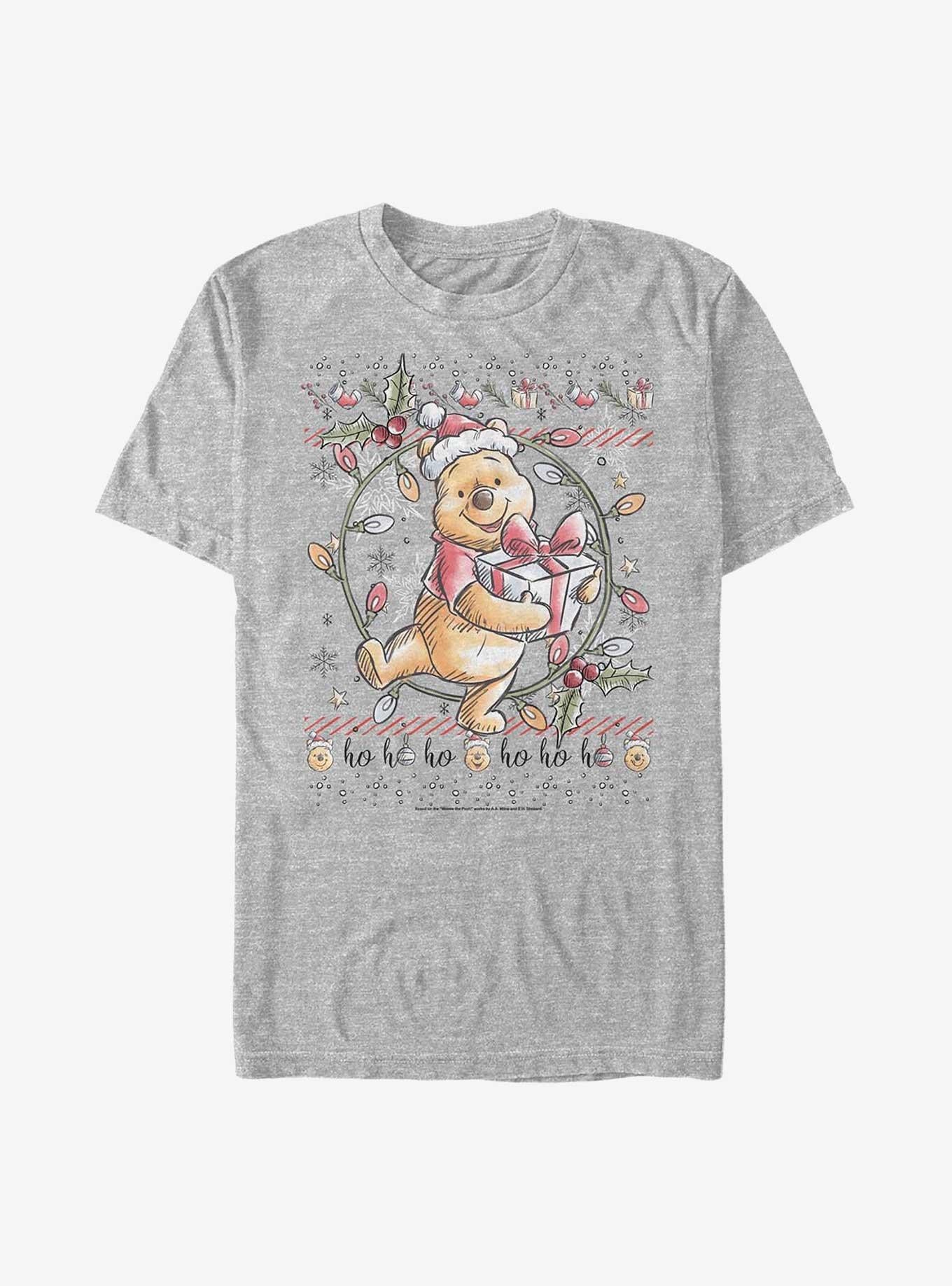 Disney Winnie The Pooh At Christmas T-Shirt T-Shirt | High-Quality Print | Great Gift Idea