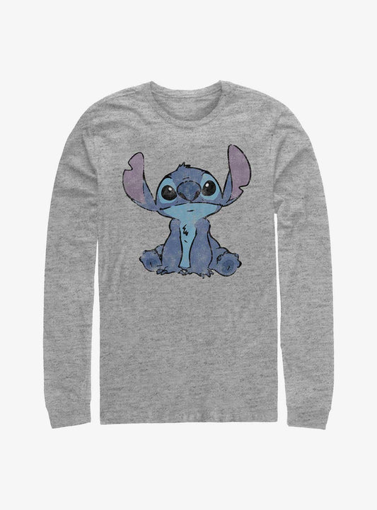 Disney Lilo Stitch Simply Stitch Long-Sleeve T-Shirt T-Shirt | High-Quality Print | High Demand Item