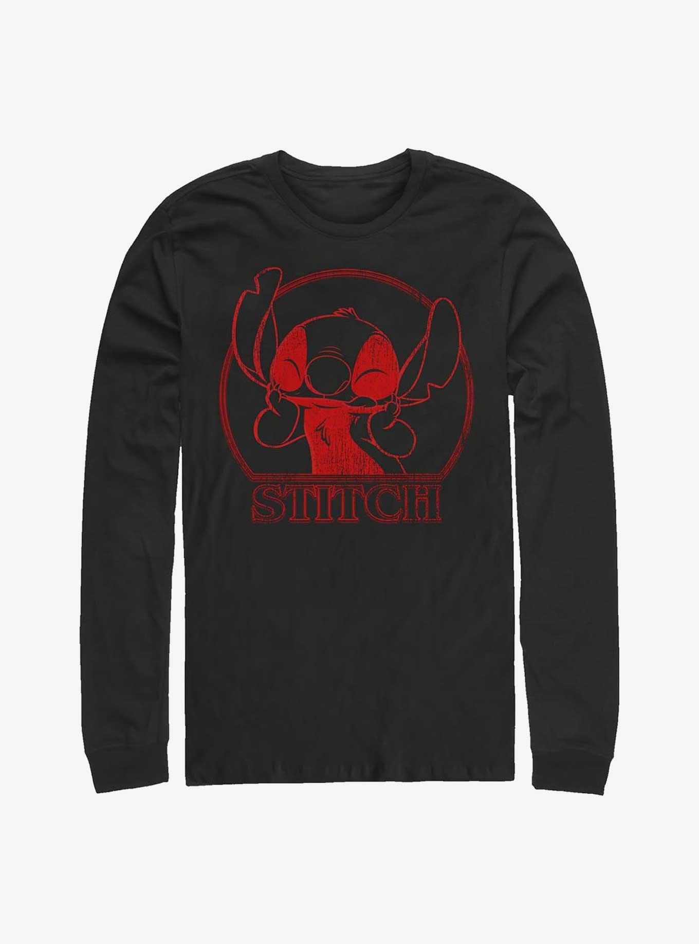 Disney Lilo Stitch Stranger Stitch Long-Sleeve T-Shirt T-Shirt | Premium Graphic | Great Gift Idea
