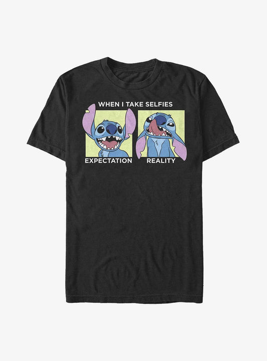 Disney Lilo Stitch Selfie T-Shirt T-Shirt | Premium Graphic | Must-Have Style