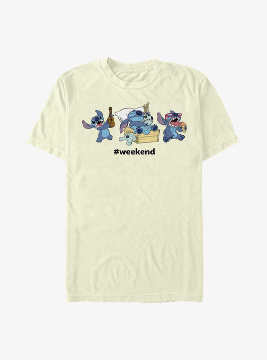 Disney Lilo Stitch Weekend T-Shirt T-Shirt | Top Trending Artwork | High Demand Item