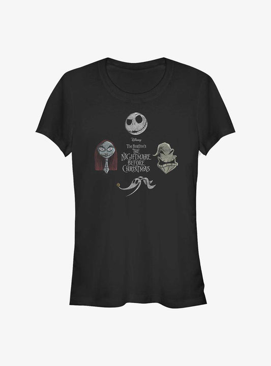 Disney The Nightmare Before Christmas Heads Up T-Shirt T-Shirt | Best-Selling Artwork | Must-Have Style