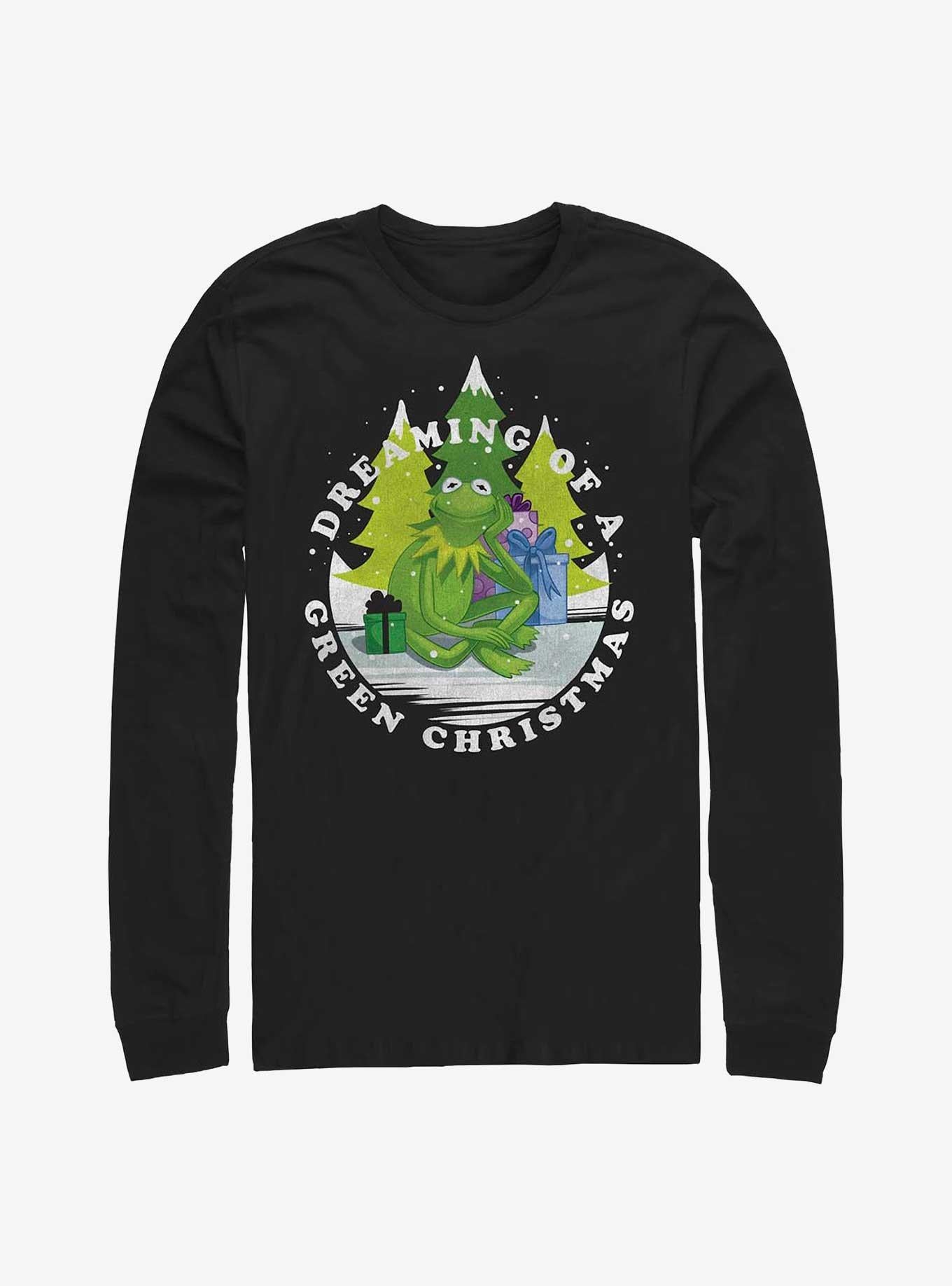 Disney The Muppets Green Christmas Long Sleeve T-Shirt T-Shirt | Viral Style | Trending Now
