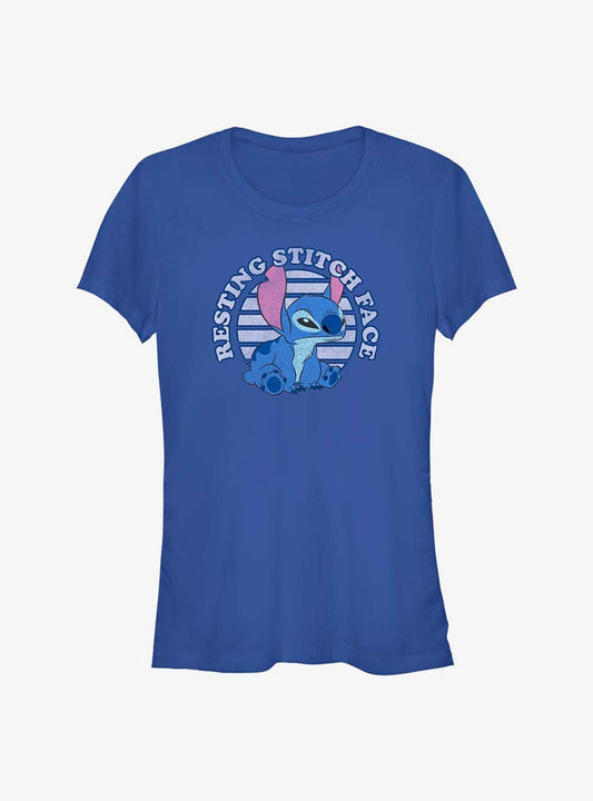Disney Lilo Stitch Resting Stitch Face Girls T-Shirt T-Shirt | Fan Favorite Style | Perfect For Daily Wear