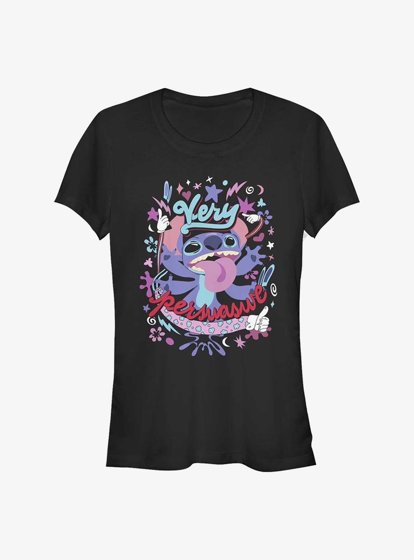 Disney Lilo Stitch Very Persuasive Girls T-Shirt T-Shirt | High-Quality Print | Trending Now