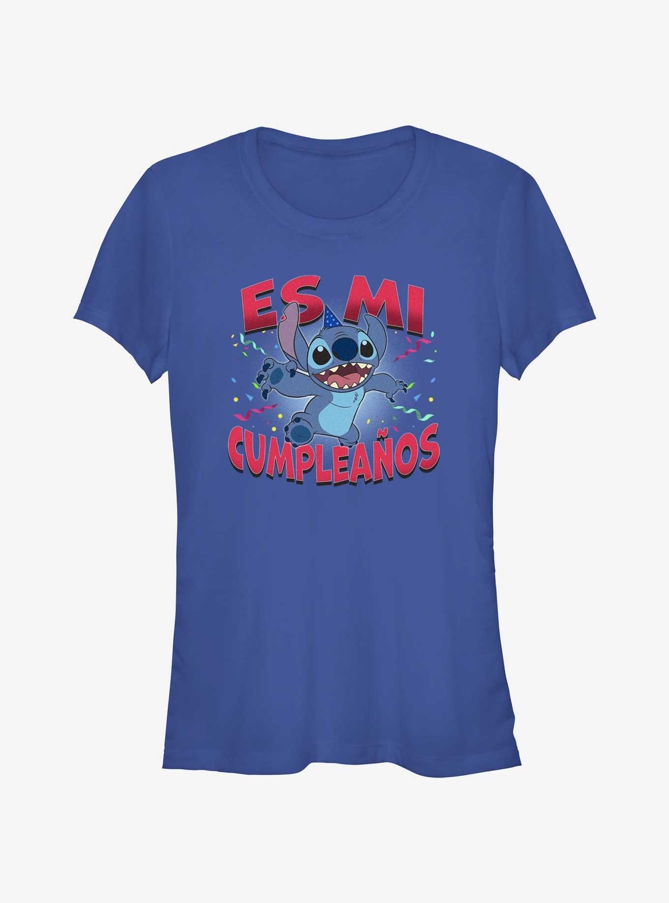 Disney Lilo Stitch Spanish It's My Birthday Girls T-Shirt T-Shirt | Best-Selling Design | Top Pick For Fans