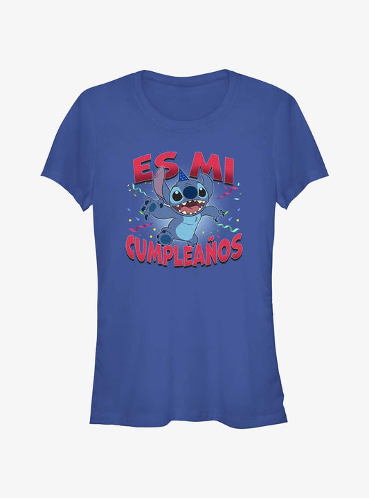Disney Lilo Stitch Spanish It's My Birthday Girls T-Shirt T-Shirt | Best-Selling Design | Top Pick For Fans