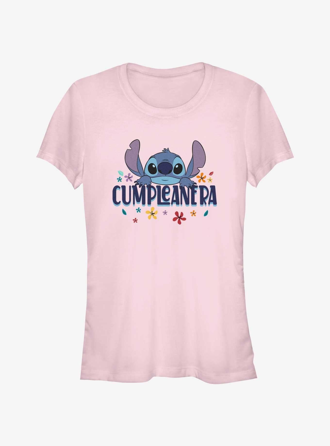 Disney Lilo Stitch Spanish Birthday Girls T-Shirt T-Shirt | Trending Streetwear Style | Great Gift Idea