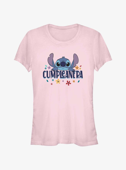 Disney Lilo Stitch Spanish Birthday Girls T-Shirt T-Shirt | Trending Streetwear Style | Great Gift Idea