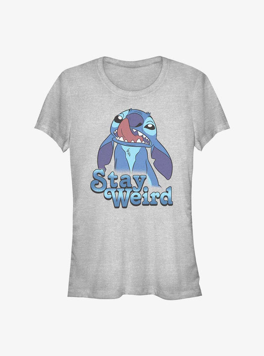 Disney Lilo Stitch Stay Weird Girls T-Shirt T-Shirt | Fan Favorite Style | Top Pick For Fans
