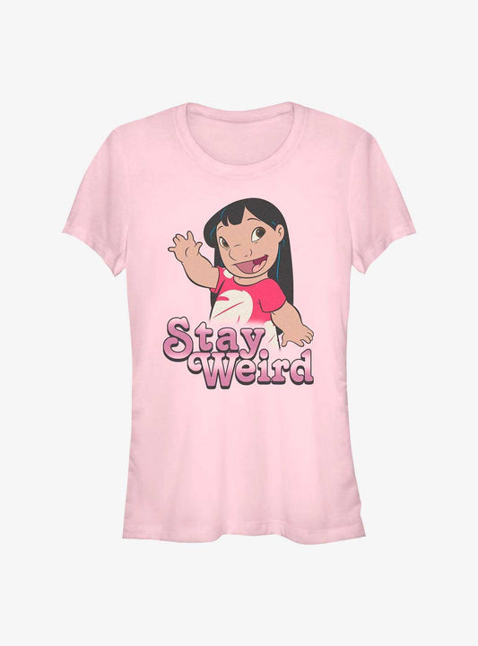 Disney Lilo Stitch Stay Weird Lilo Girls T-Shirt T-Shirt | Fan Favorite Style | Great Gift Idea