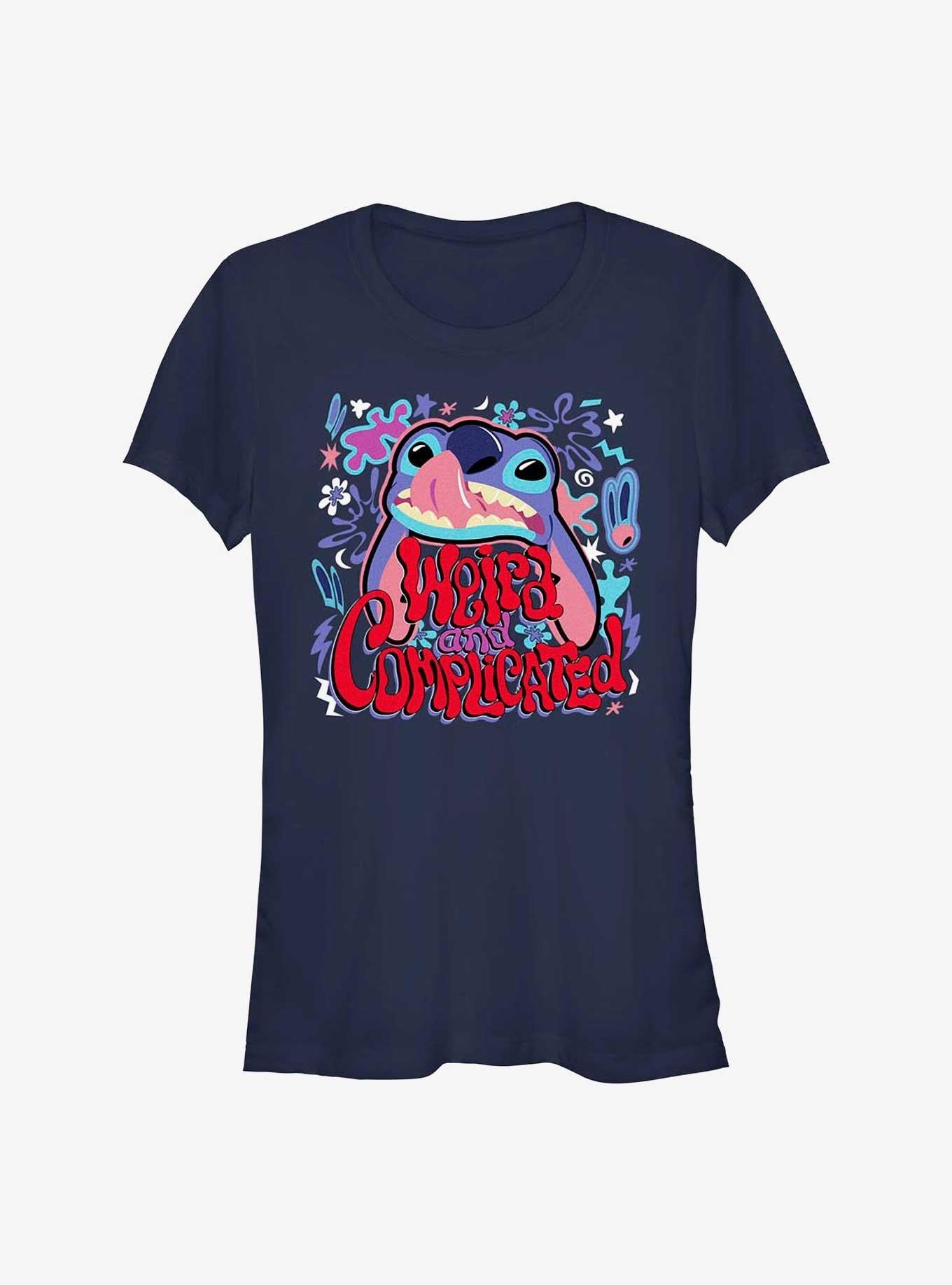 Disney Lilo Stitch Weird and Complicated Girls T-Shirt T-Shirt | Vintage Graphic Vibe | Trending Now