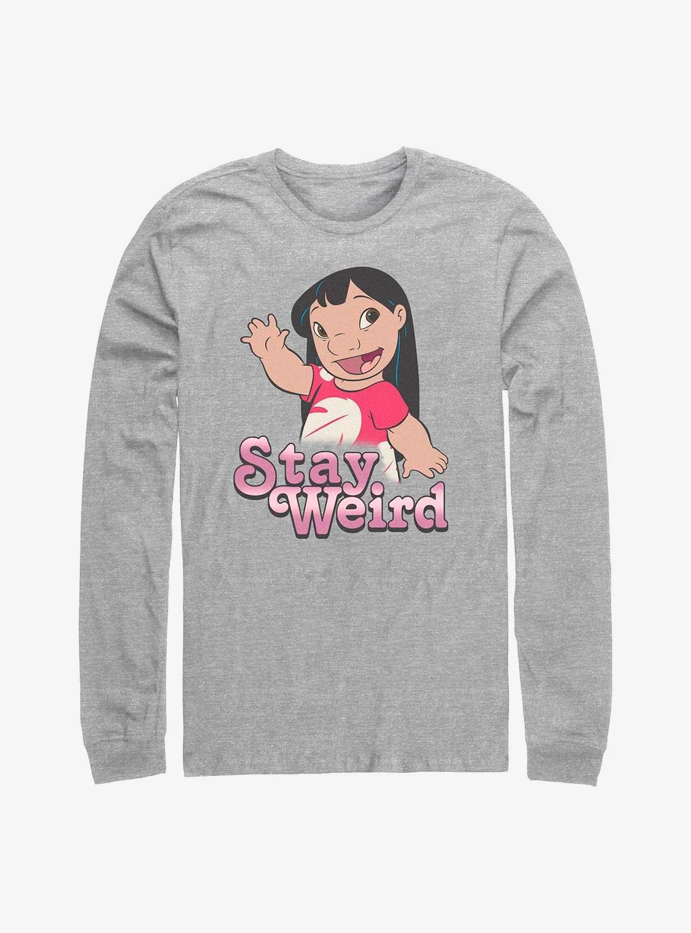 Disney Lilo Stitch Stay Weird Lilo Long-Sleeve T-Shirt T-Shirt | Best-Selling Design | Perfect For Daily Wear