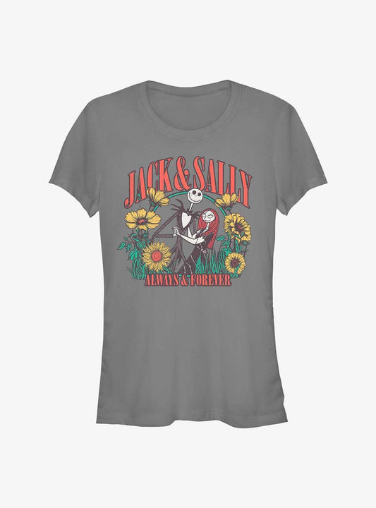 Disney The Nightmare Before Christmas Jack and Sally Girls T-Shirt T-Shirt | Trending Design | Great Gift Idea