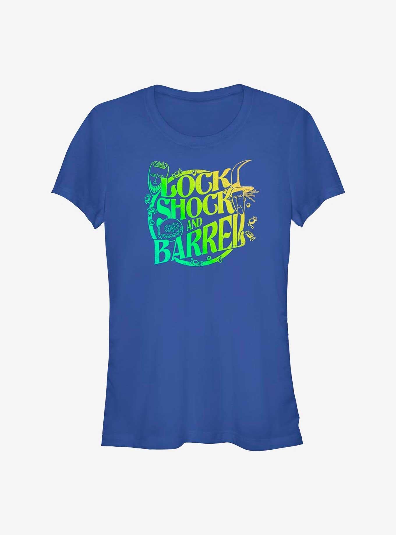 Disney The Nightmare Before Christmas Lock Shock and Barrel Girls T-Shirt T-Shirt | High-Quality Print | Perfect For Daily Wear