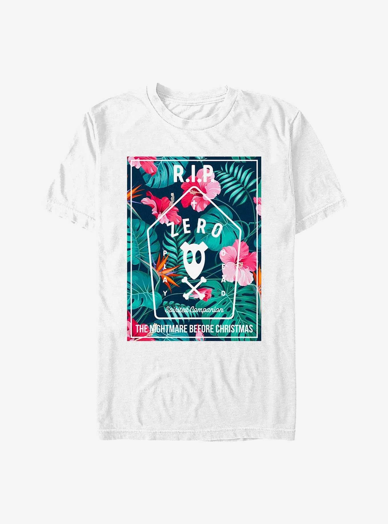 Disney The Nightmare Before Christmas Tropical Zero T-Shirt T-Shirt | Exclusive Edition | Top Pick For Fans