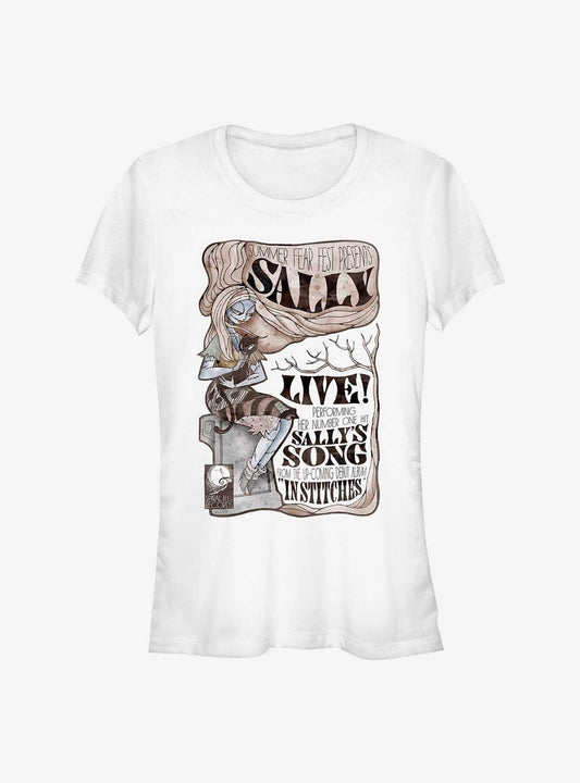 Disney The Nightmare Before Christmas Summer Fear Fest Sally Girls T-Shirt T-Shirt | Viral Style | Must-Have Style
