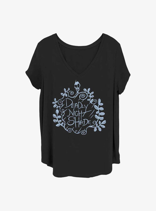 Disney The Nightmare Before Christmas Deadly Nightshade Girls T-Shirt Plus Size T-Shirt | Trending Design | Must-Have Style
