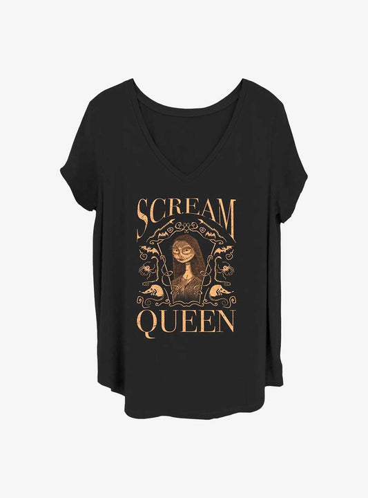 Disney The Nightmare Before Christmas Scream Queen Girls T-shirt Plus Size | Trendy Graphic Tee | Casual Unisex T-shirt