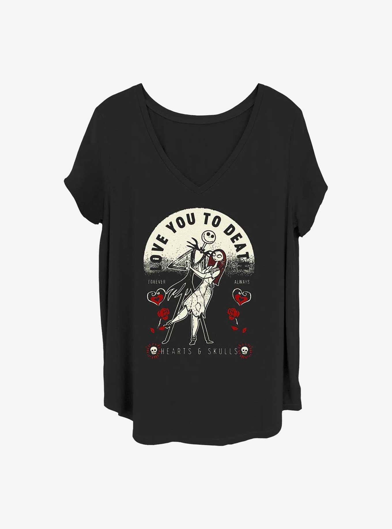Disney The Nightmare Before Christmas To Death Girls T-Shirt Plus Size T-Shirt | Streetwear Vibe | Trending Now