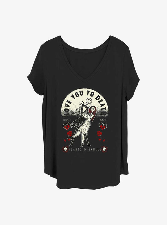 Disney The Nightmare Before Christmas To Death Girls T-Shirt Plus Size T-Shirt | Streetwear Vibe | Trending Now