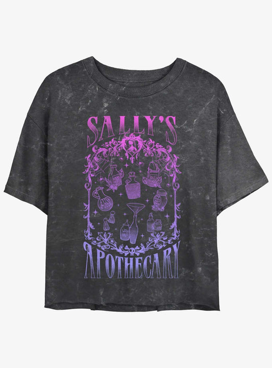 Disney The Nightmare Before Christmas Sally's Apothecary Mineral Wash Girls Crop T-Shirt T-Shirt | Streetwear Vibe | High Demand Item
