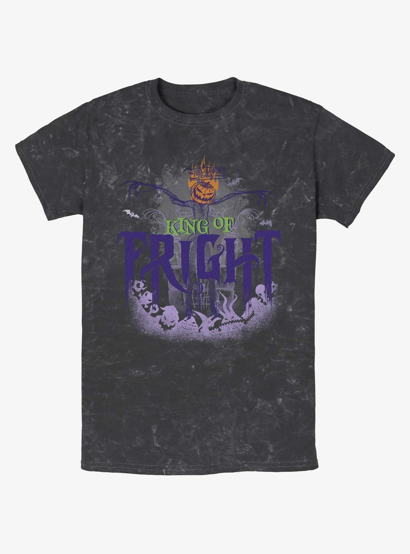 Disney The Nightmare Before Christmas King of Fright Mineral Wash T-Shirt T-Shirt | Best-Selling Artwork | Perfect For Daily Wear
