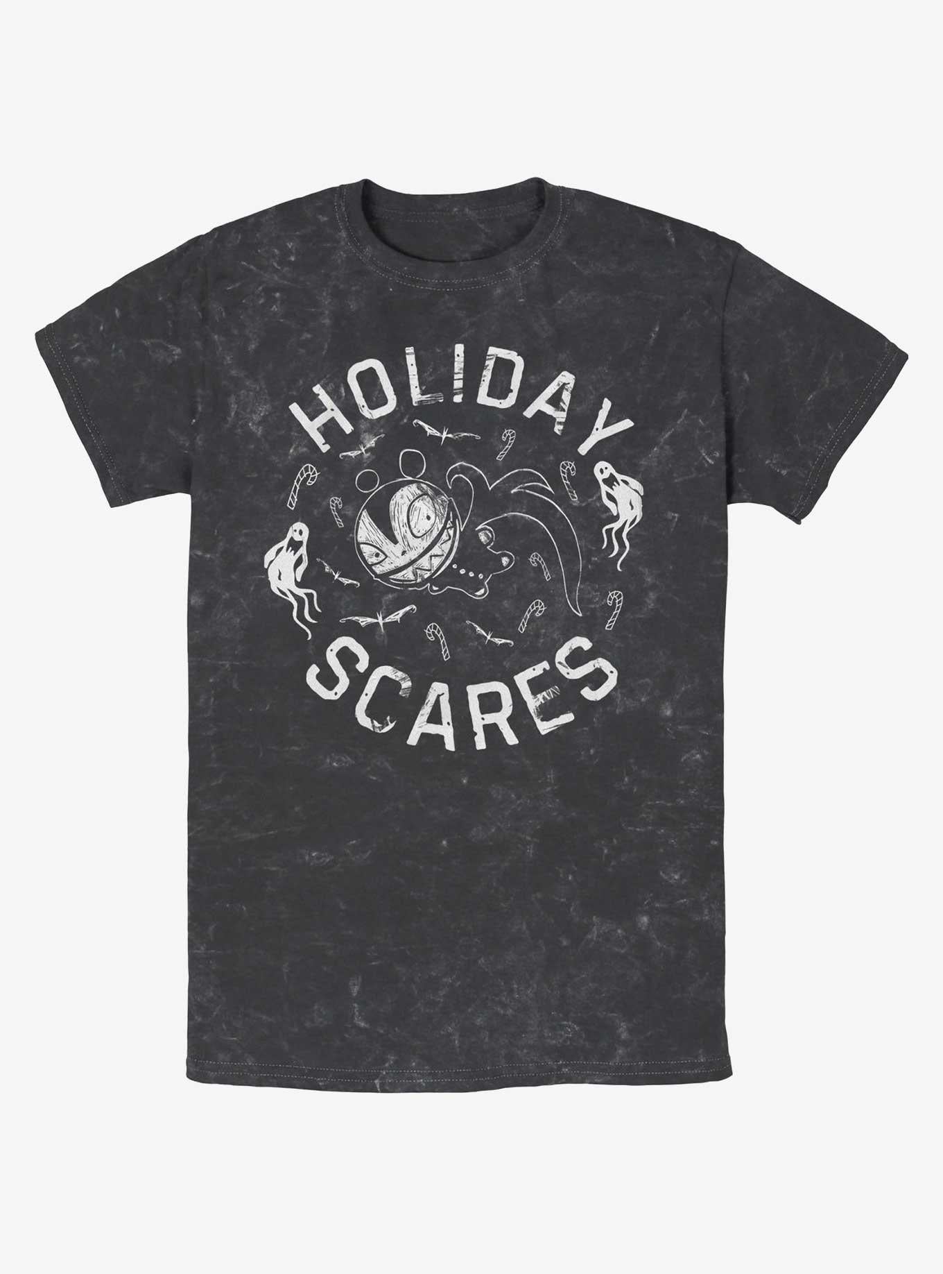 Disney The Nightmare Before Christmas Holiday Scares Vampire Teddy Mineral Wash T-Shirt T-Shirt | Viral Style | Great Gift Idea