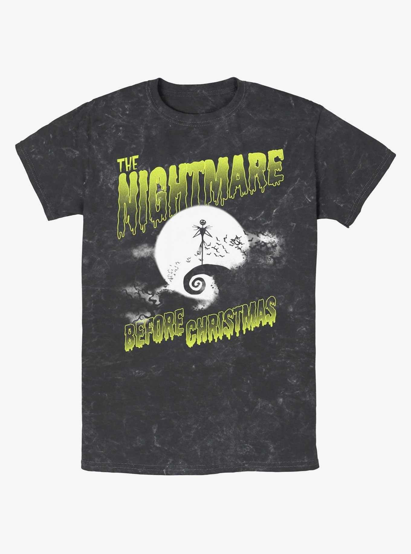 Disney The Nightmare Before Christmas Moonlit Jack Skellington Mineral Wash T-Shirt T-Shirt | Premium Graphic | Must-Have Style