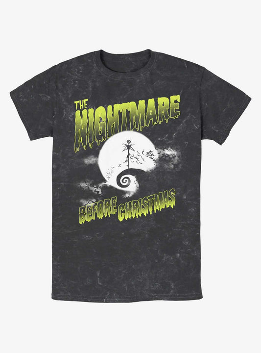Disney The Nightmare Before Christmas Moonlit Jack Skellington Mineral Wash T-Shirt T-Shirt | Premium Graphic | Must-Have Style