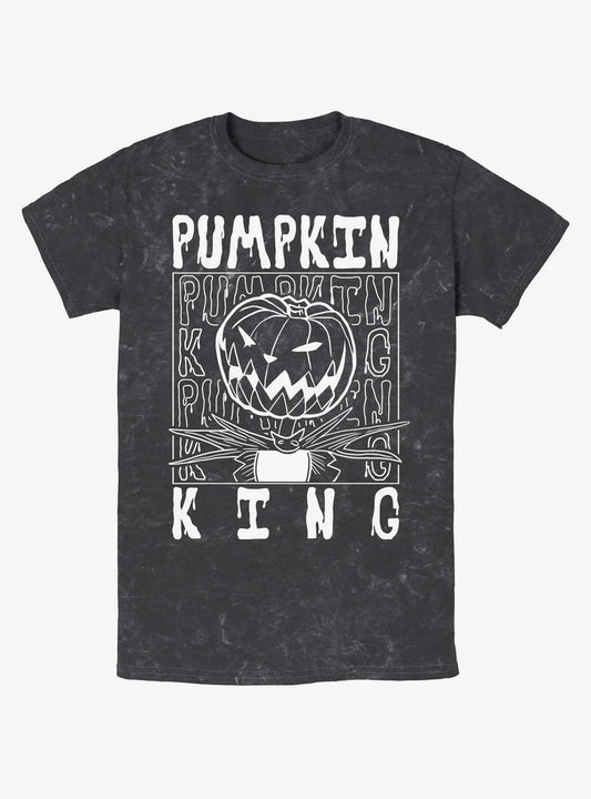 Disney The Nightmare Before Christmas Jack Pumpkin King Mineral Wash T-Shirt T-Shirt | Viral Style | Top Pick For Fans