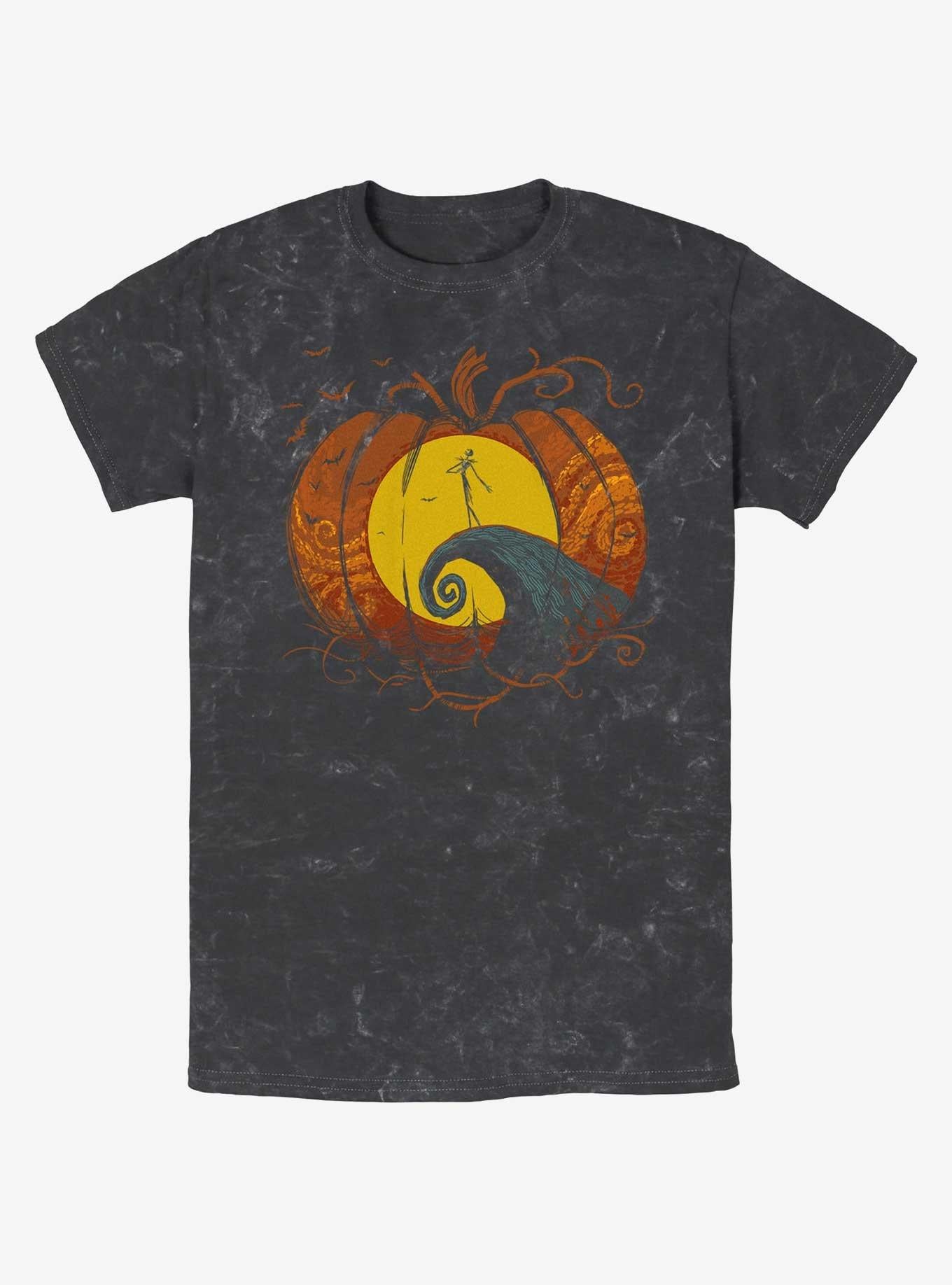Disney The Nightmare Before Christmas Pumpkin King Lament Mineral Wash T-Shirt T-Shirt | High-Quality Print | Must-Have Style
