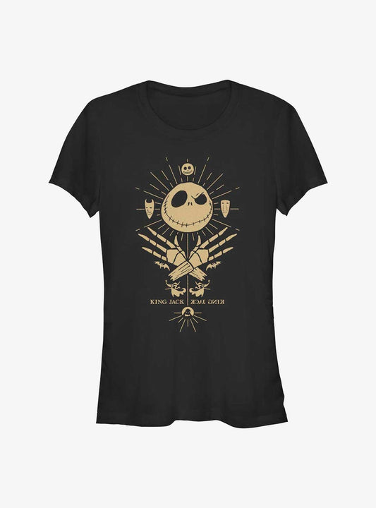 Disney The Nightmare Before Christmas King Jack Girls T-Shirt T-Shirt | Aesthetic Graphic | Must-Have Style