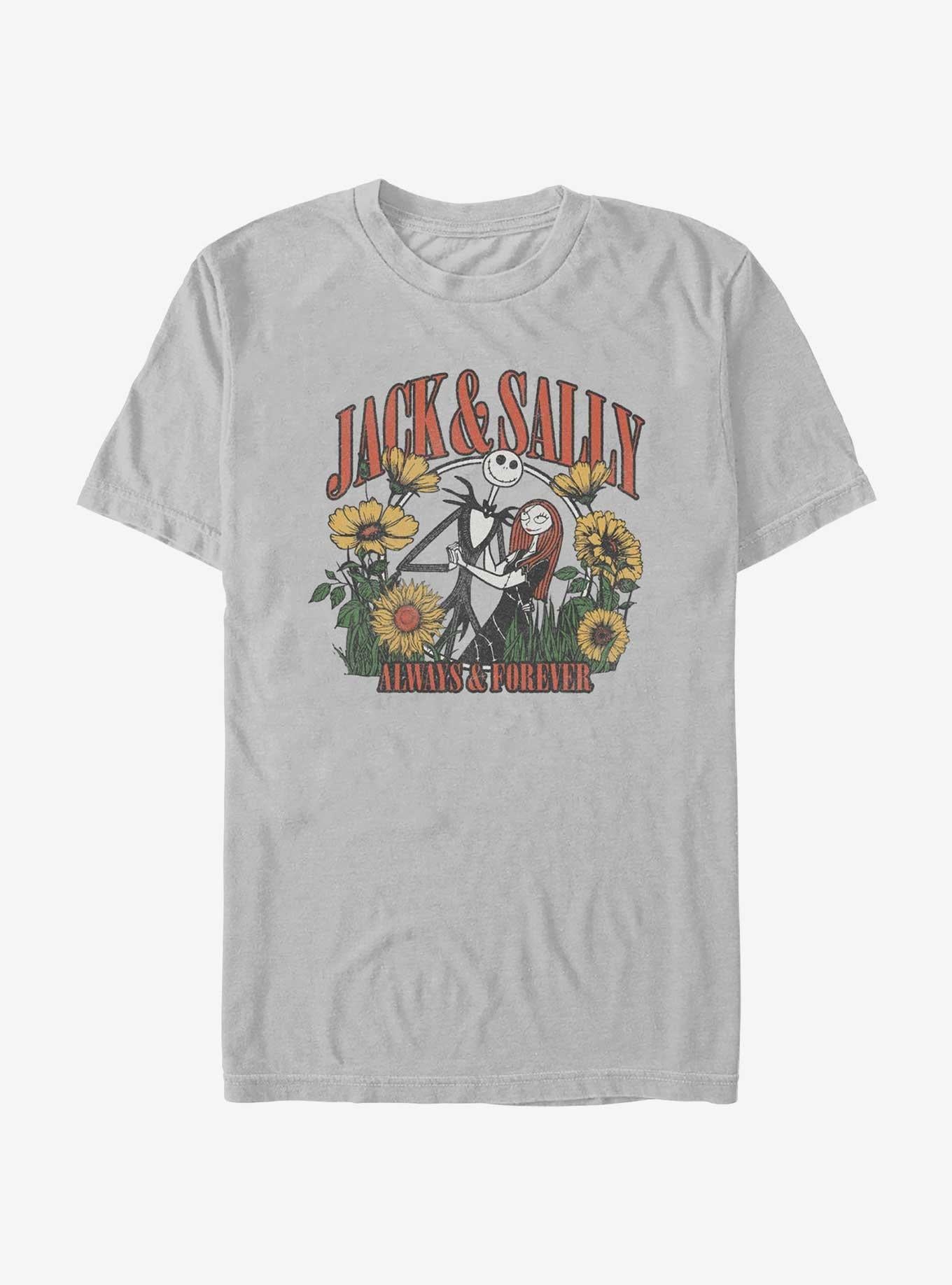 Disney The Nightmare Before Christmas Jack and Sally Always Forever T-Shirt T-Shirt | Exclusive Edition | Perfect For Daily Wear
