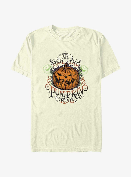 Disney The Nightmare Before Christmas All Hail The Pumpkin King T-shirt | Trendy Graphic Tee | Casual Unisex T-shirt
