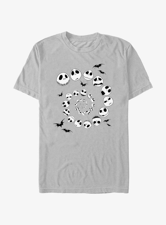 Disney The Nightmare Before Christmas Jack Skellington Emotion Swirl T-Shirt T-Shirt | Aesthetic Graphic | Perfect For Daily Wear