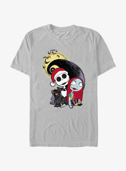 Disney The Nightmare Before Christmas Santa Jack and Sally T-Shirt T-Shirt | Exclusive Edition | Must-Have Style