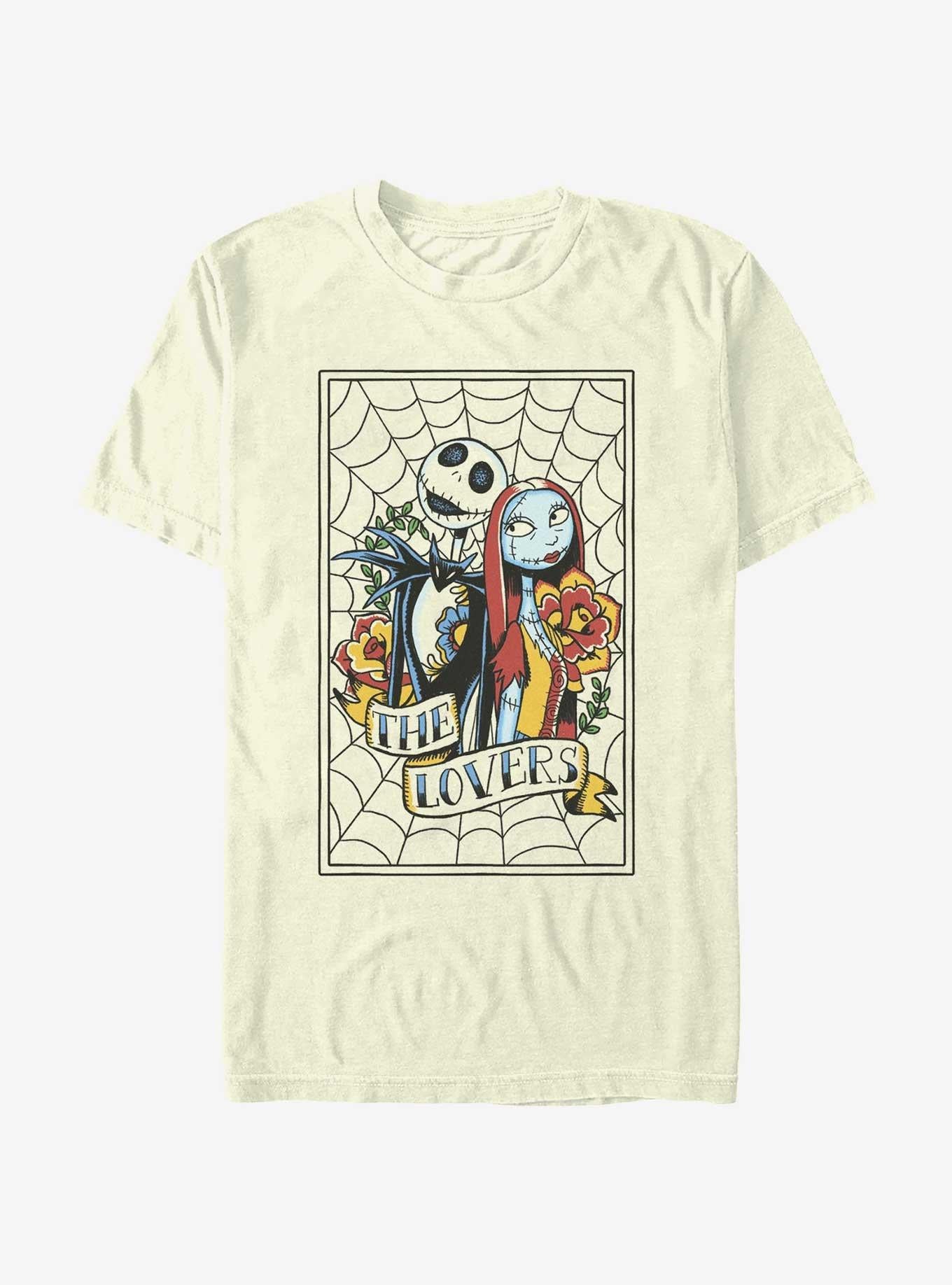 Disney The Nightmare Before Christmas Jack and Sally The Lovers T-Shirt T-Shirt | Streetwear Vibe | High Demand Item