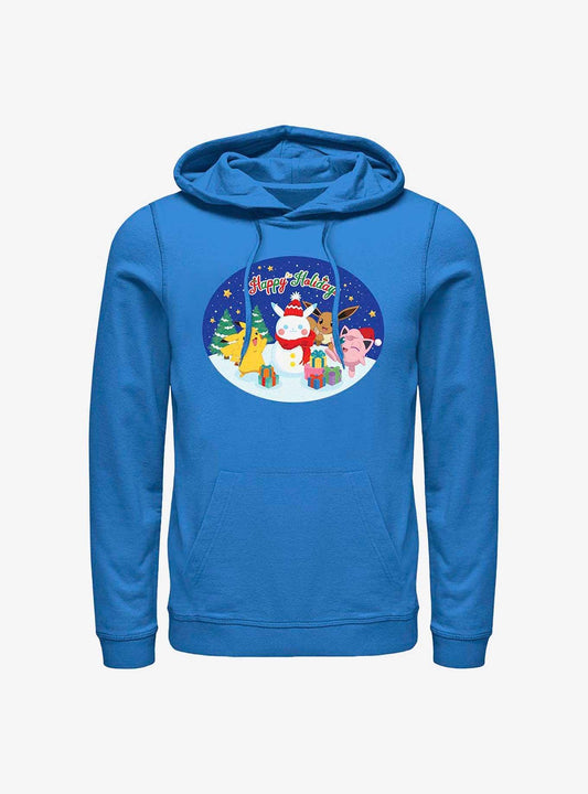 Pokemon Happy Holidays Snowman Hoodie