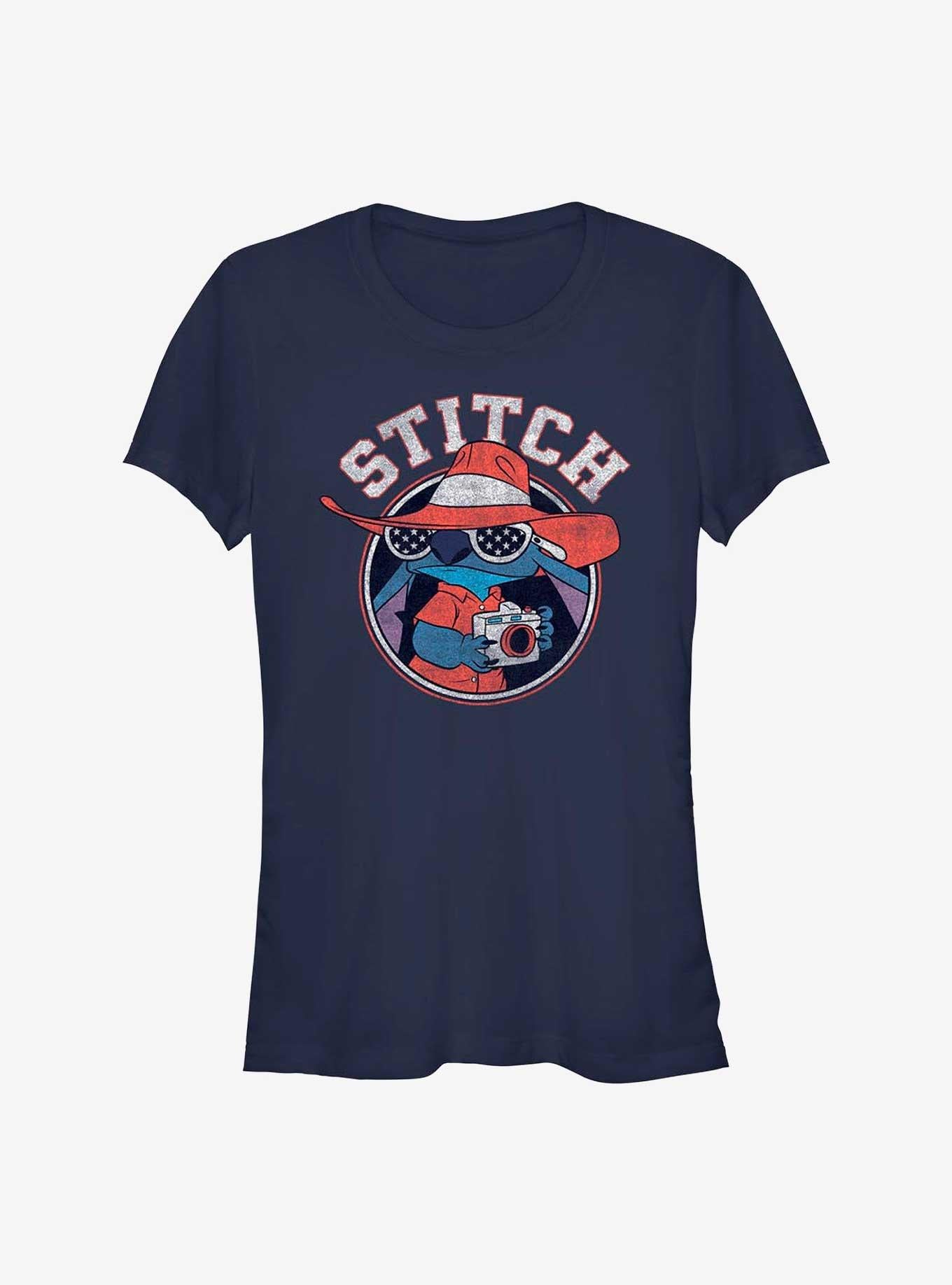 Disney Lilo Stitch Tourist Stitch Girls T-Shirt T-Shirt | High-Quality Print | Top Pick For Fans