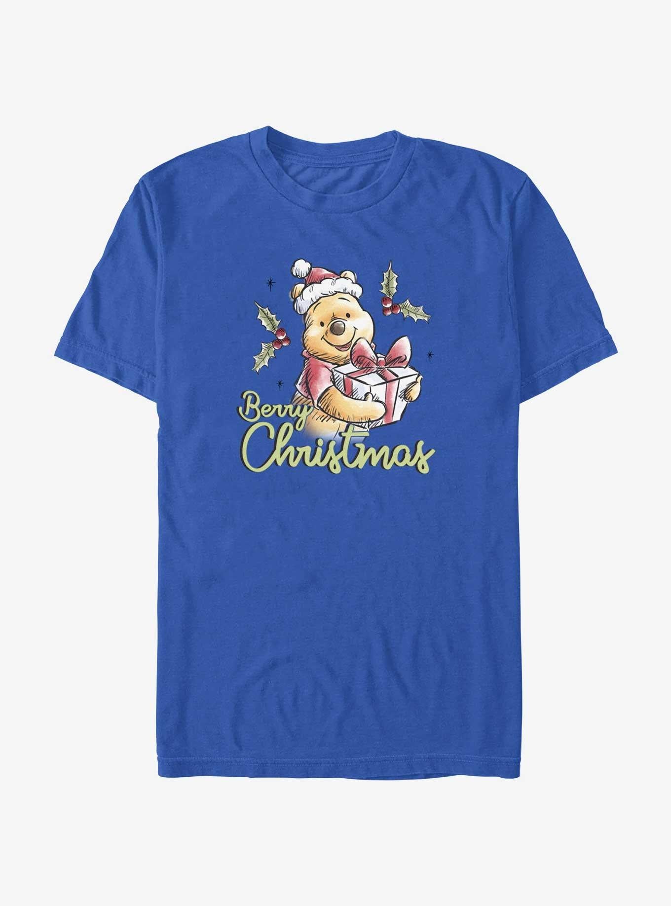 Disney Winnie The Pooh Berry Christmas T-Shirt T-Shirt | Aesthetic Graphic | Top Pick For Fans