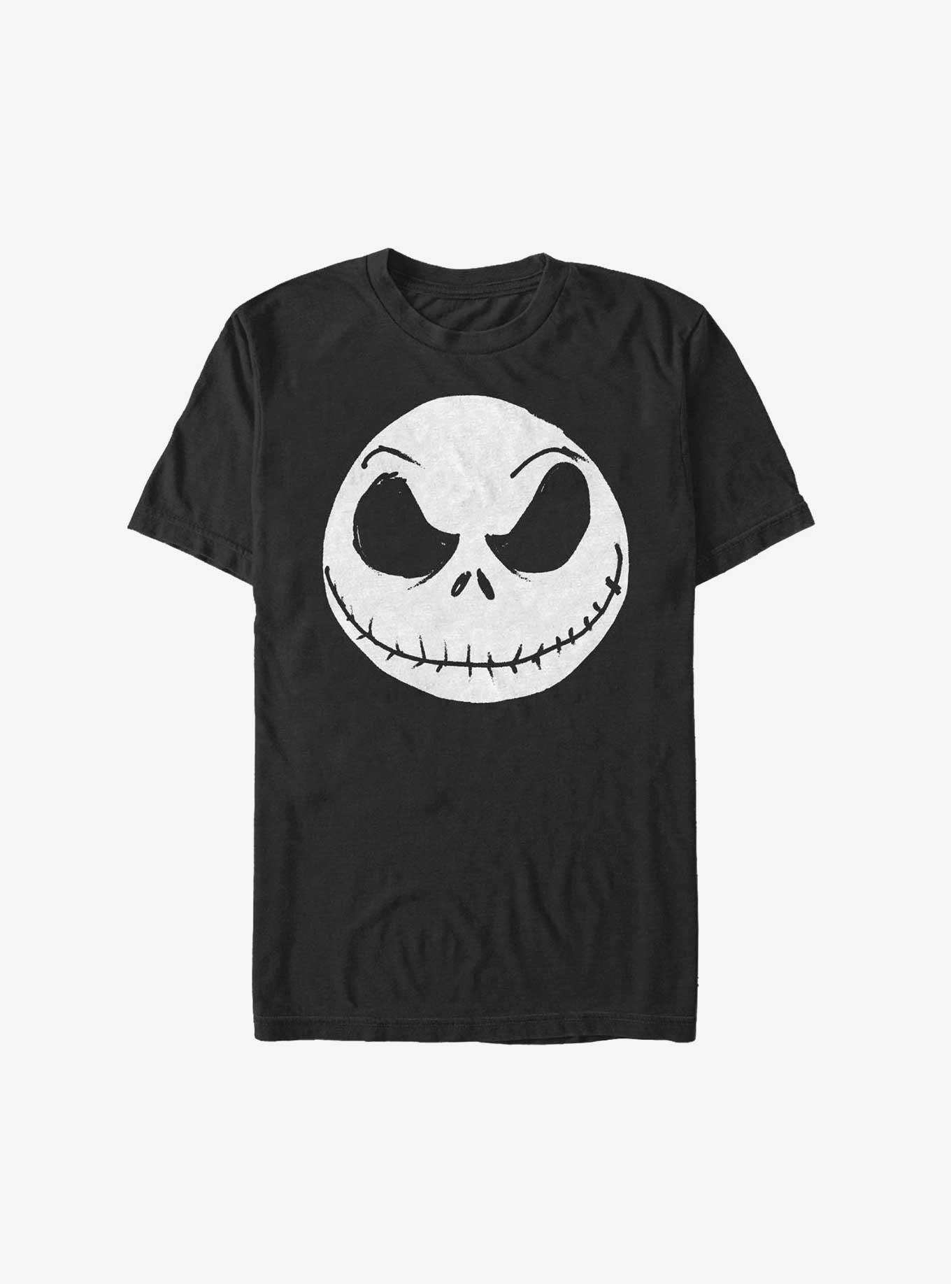 Disney The Nightmare Before Christmas Big Face Jack Extra Soft T-Shirt T-Shirt | Trending Design | Perfect For Daily Wear