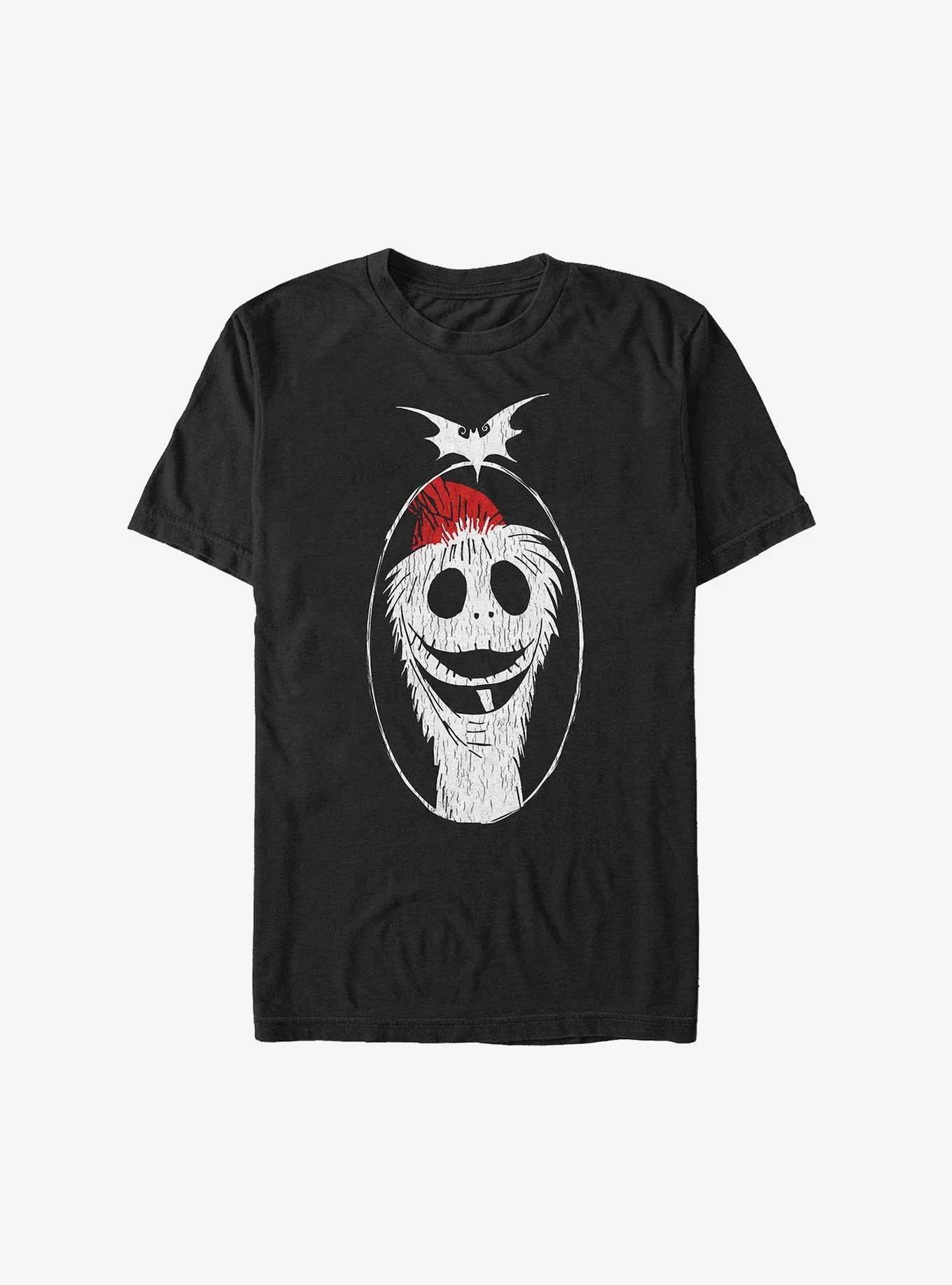 Disney The Nightmare Before Christmas Santa Jack Extra Soft T-shirt | Trendy Graphic Tee | Casual Unisex T-shirt