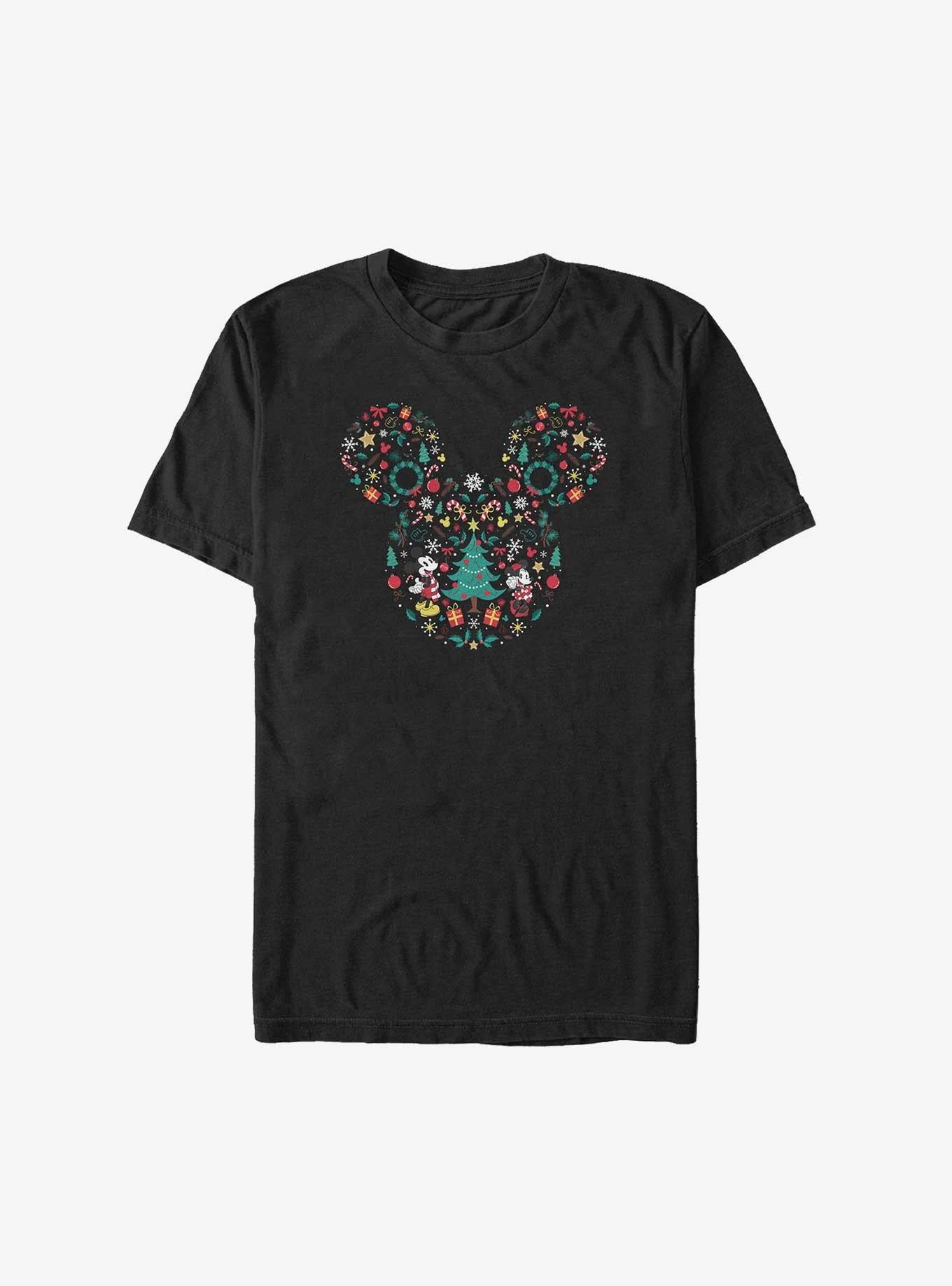 Disney Mickey Mouse Christmas Icon Ear Big Tall T-Shirt T-Shirt | Trending Design | Top Pick For Fans