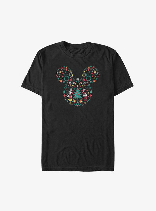 Disney Mickey Mouse Christmas Icon Ear Big Tall T-Shirt T-Shirt | Trending Design | Top Pick For Fans