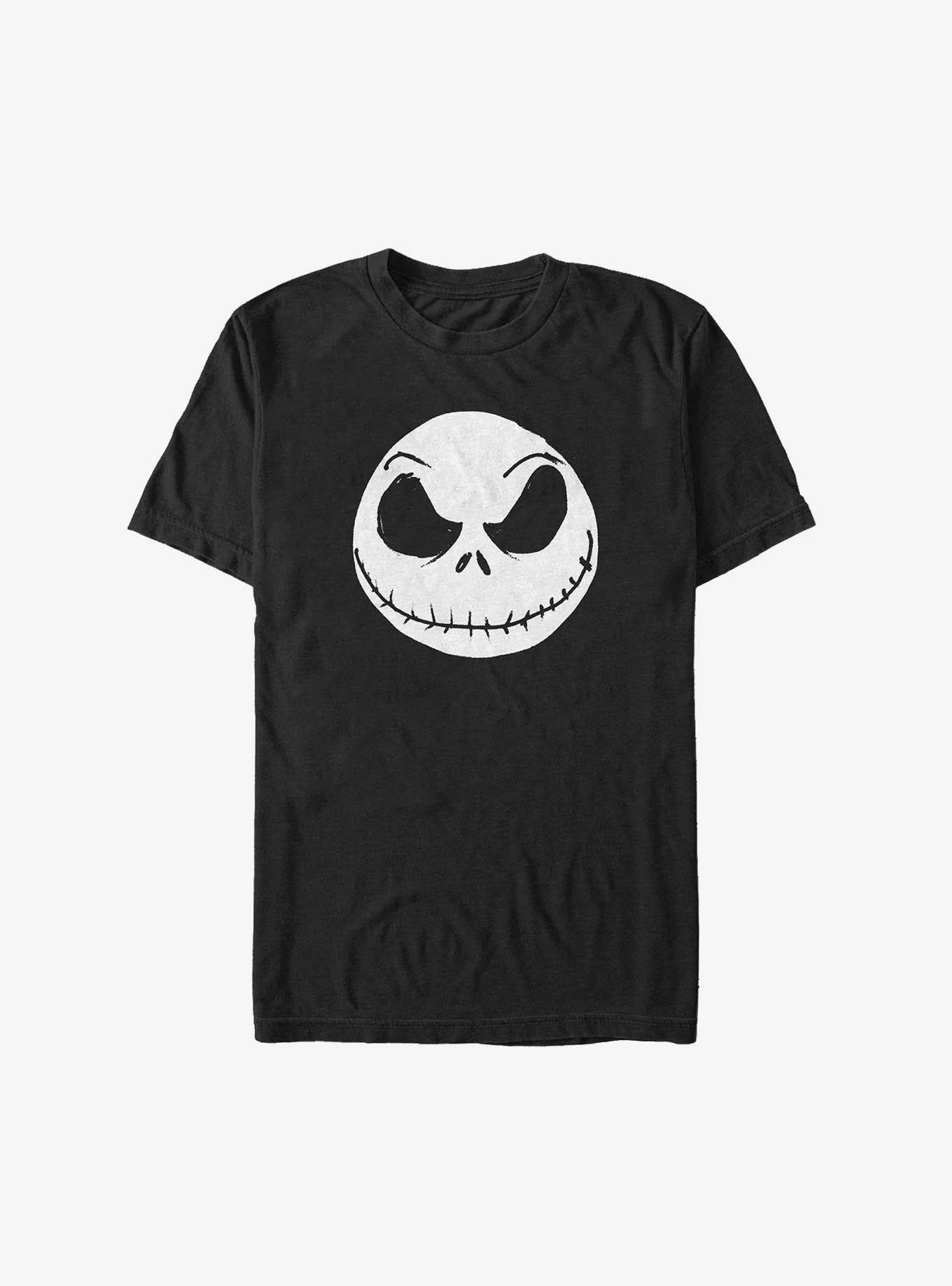 Disney The Nightmare Before Christmas Big Face Jack Big Tall T-Shirt T-Shirt | High-Quality Print | Top Pick For Fans
